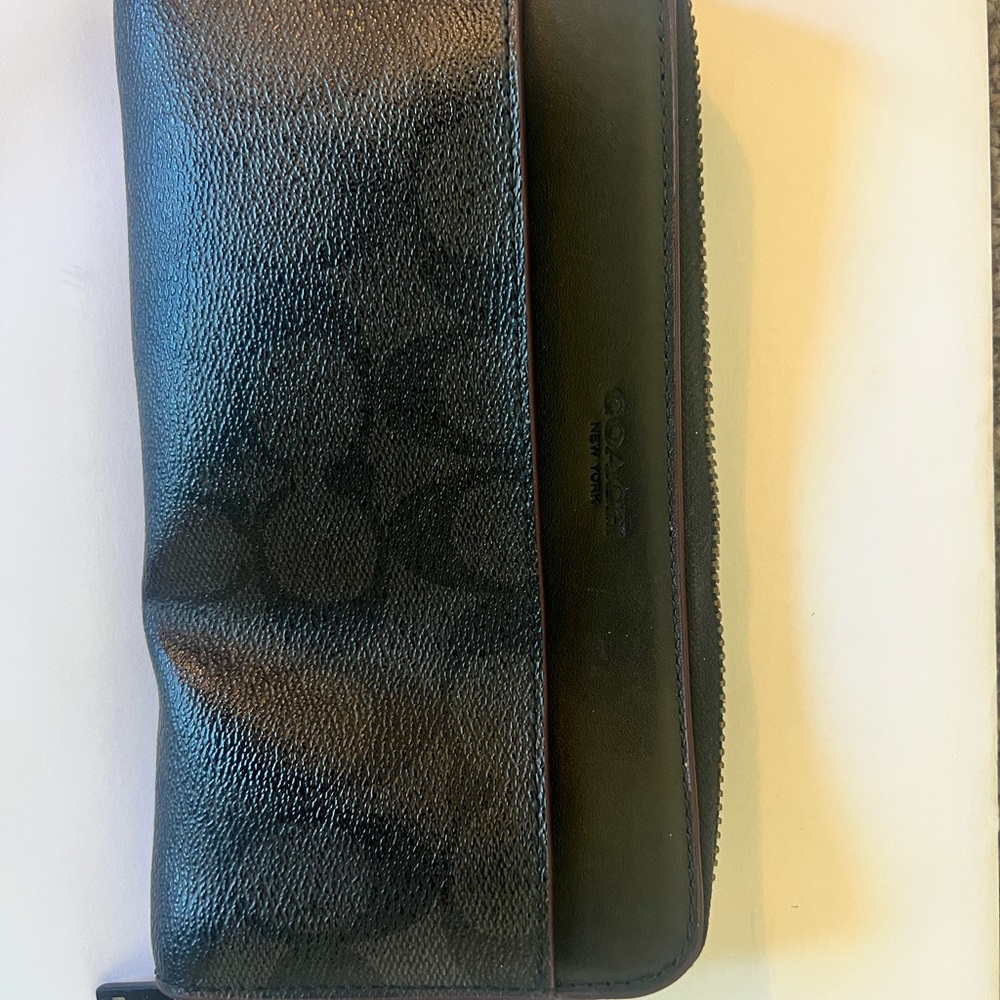 Coach Black Leather Women’s Wallet